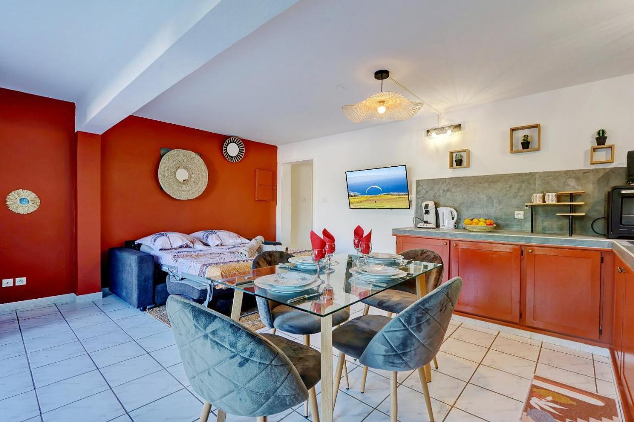 Bec Rose - Clim - Wi-Fi - Jardin Appartement Saint-Leu Buitenkant foto