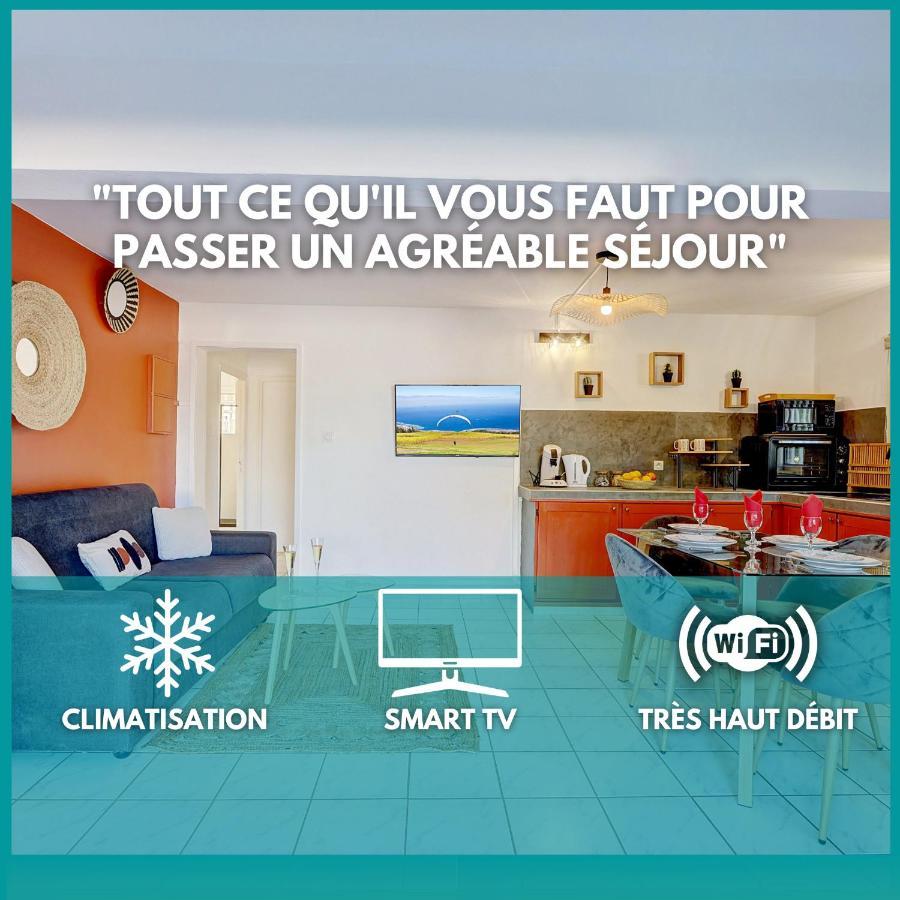 Bec Rose - Clim - Wi-Fi - Jardin Appartement Saint-Leu Buitenkant foto
